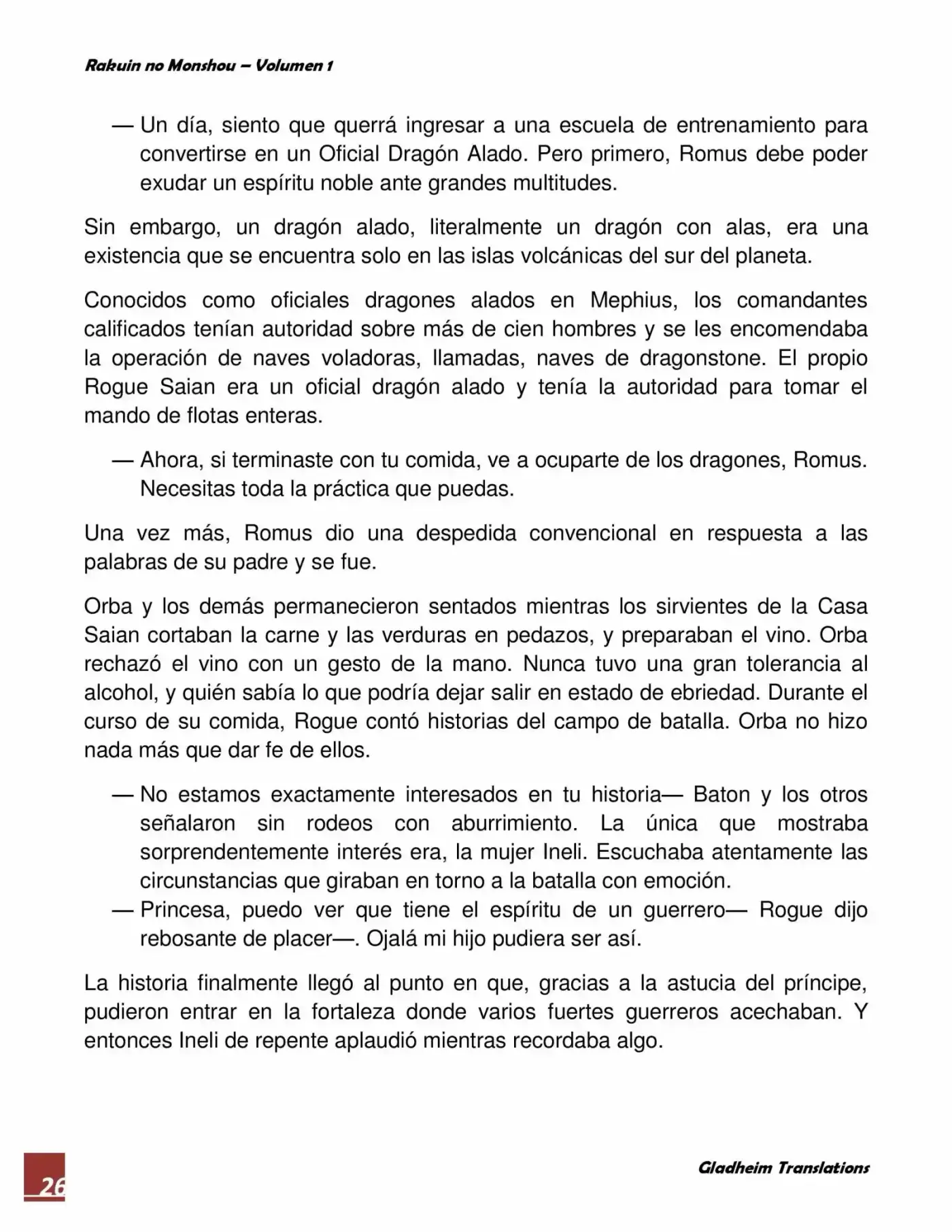 Rakuin No Monshou (Novela) - Capítulo 9 - Página 26 - LectorTMOo