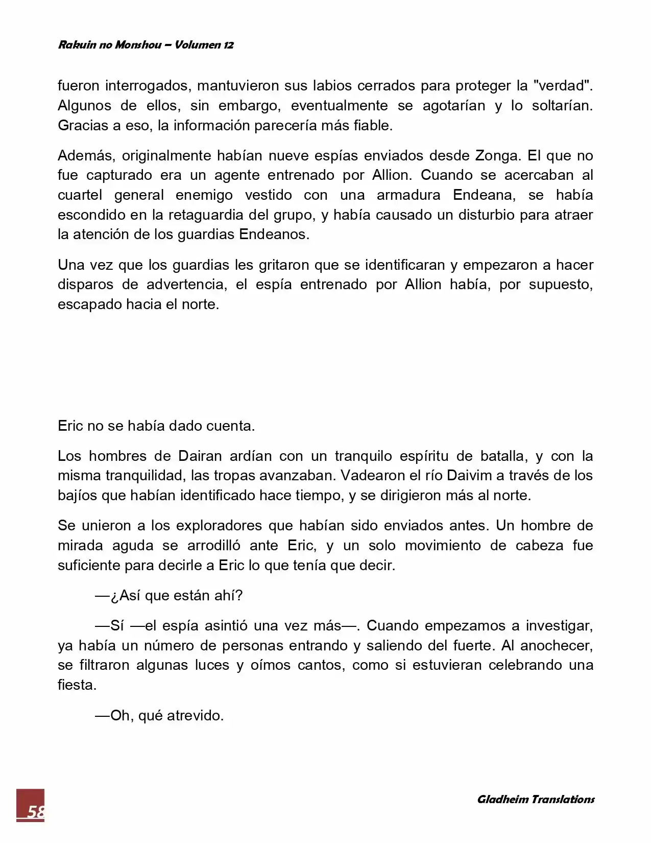 Rakuin No Monshou (Novela) - Capítulo 90 - Página 4 - LectorTMOo