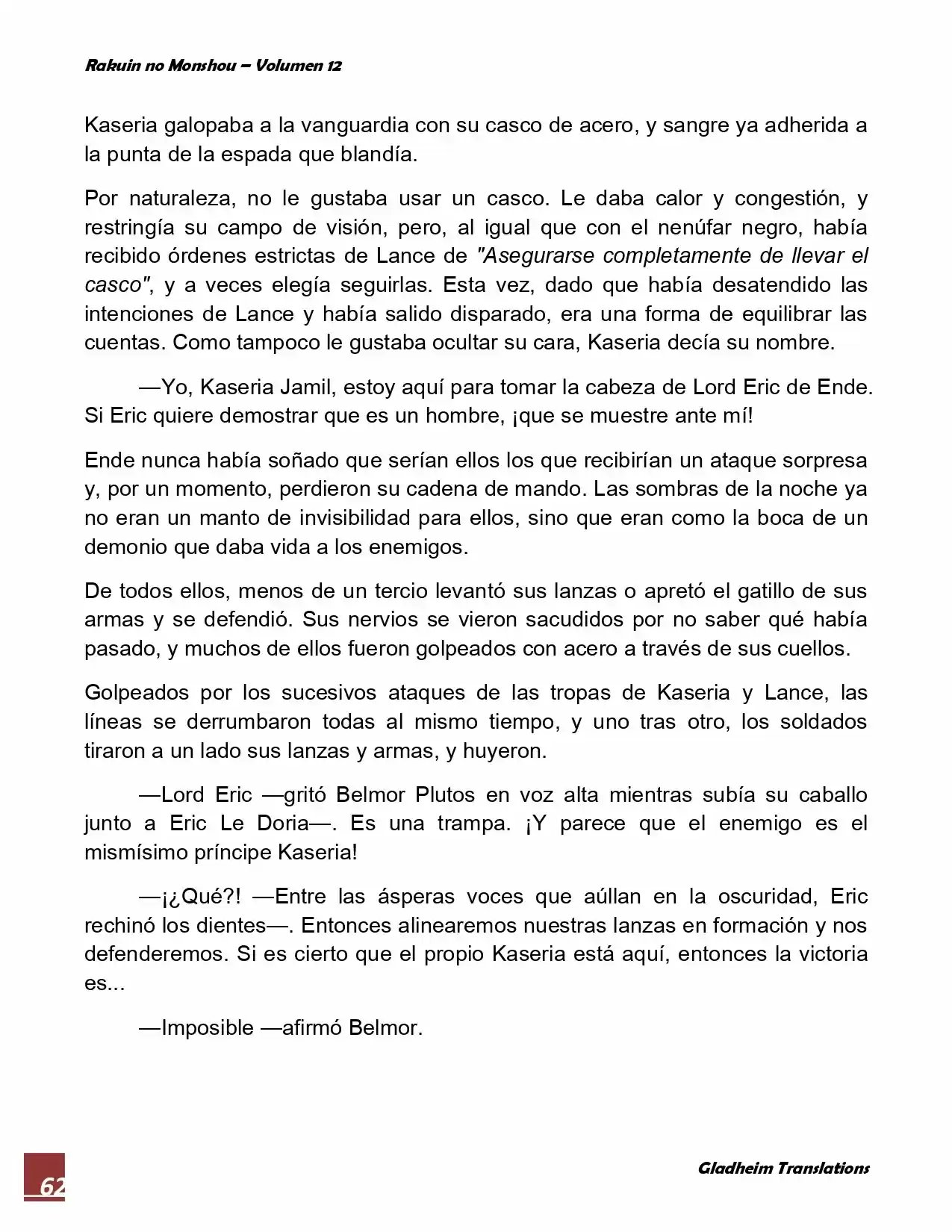 Rakuin No Monshou (Novela) - Capítulo 90 - Página 8 - LectorTMOo