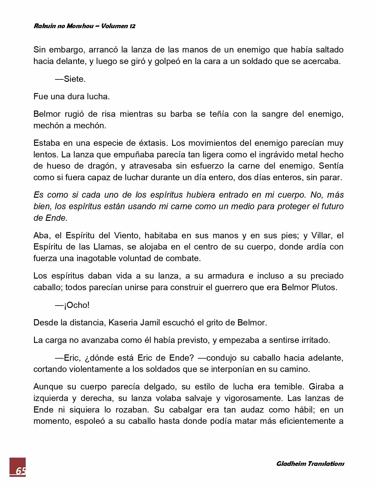 Rakuin No Monshou (Novela) - Capítulo 90 - Página 11 - LectorTMOo