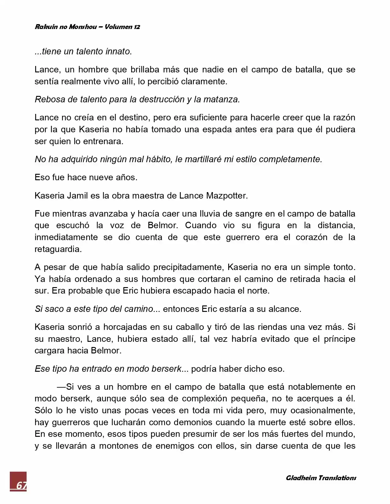 Rakuin No Monshou (Novela) - Capítulo 90 - Página 13 - LectorTMOo