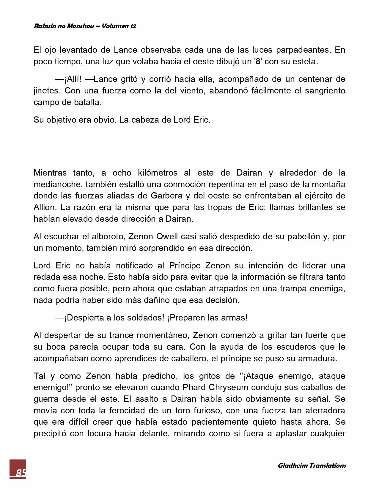 Rakuin No Monshou (Novela) - Capítulo 91 - Página 4 - LectorTMOo
