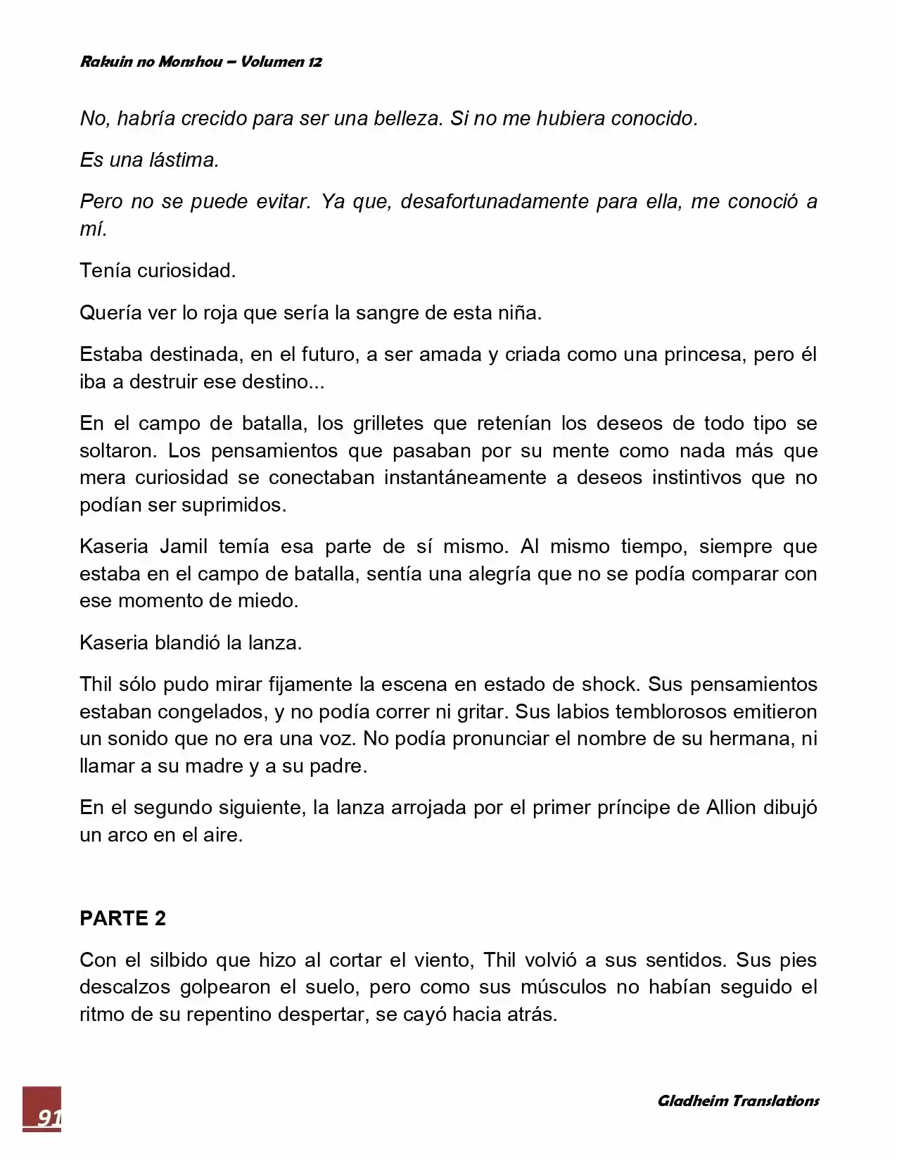 Rakuin No Monshou (Novela) - Capítulo 91 - Página 10 - LectorTMOo
