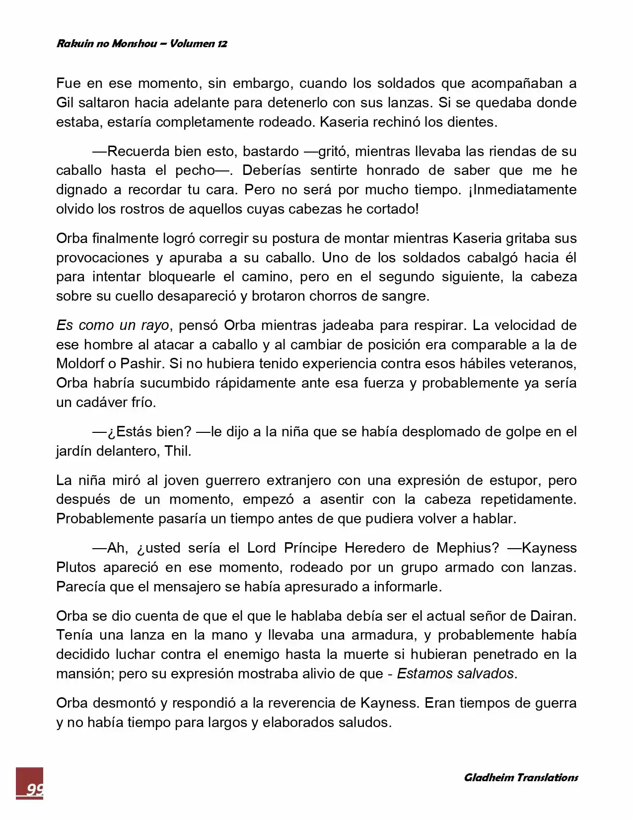 Rakuin No Monshou (Novela) - Capítulo 91 - Página 18 - LectorTMOo