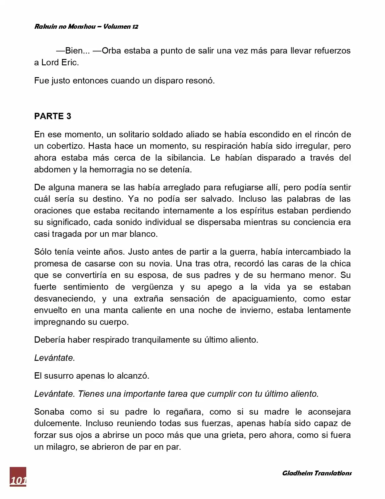 Rakuin No Monshou (Novela) - Capítulo 91 - Página 20 - LectorTMOo