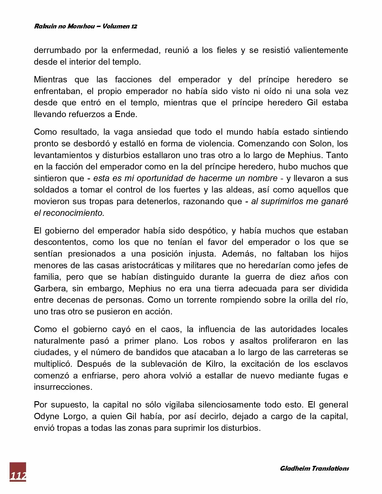 Rakuin No Monshou (Novela) - Capítulo 92 - Página 2 - LectorTMOo