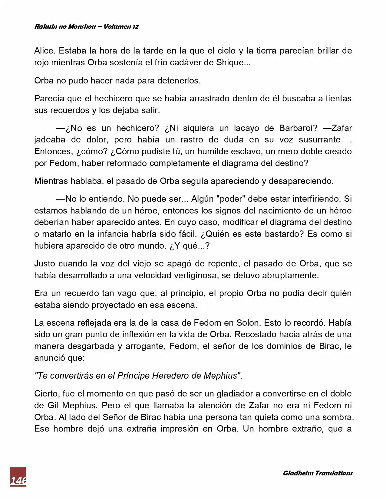 Rakuin No Monshou (Novela) - Capítulo 93 - Página 4 - LectorTMOo