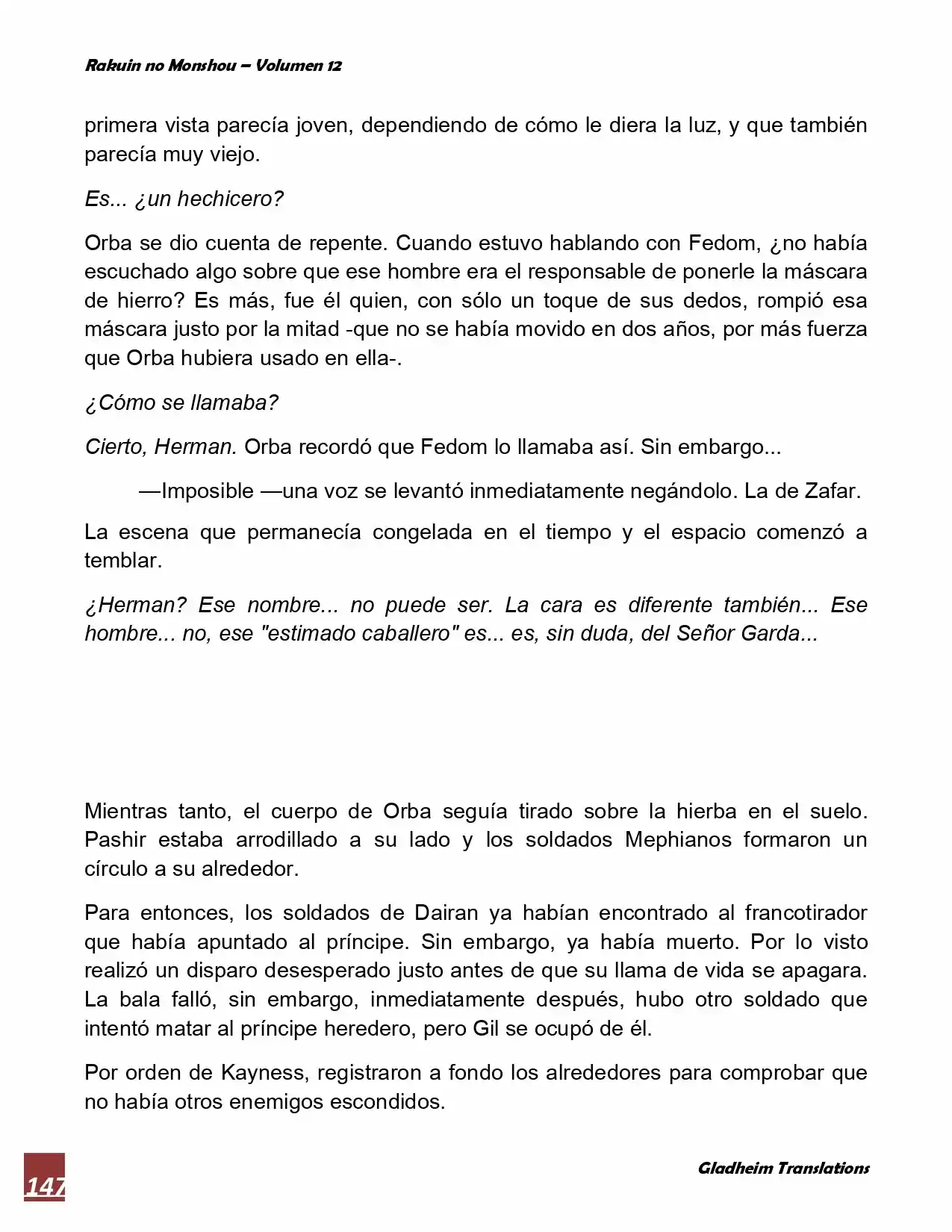 Rakuin No Monshou (Novela) - Capítulo 93 - Página 5 - LectorTMOo