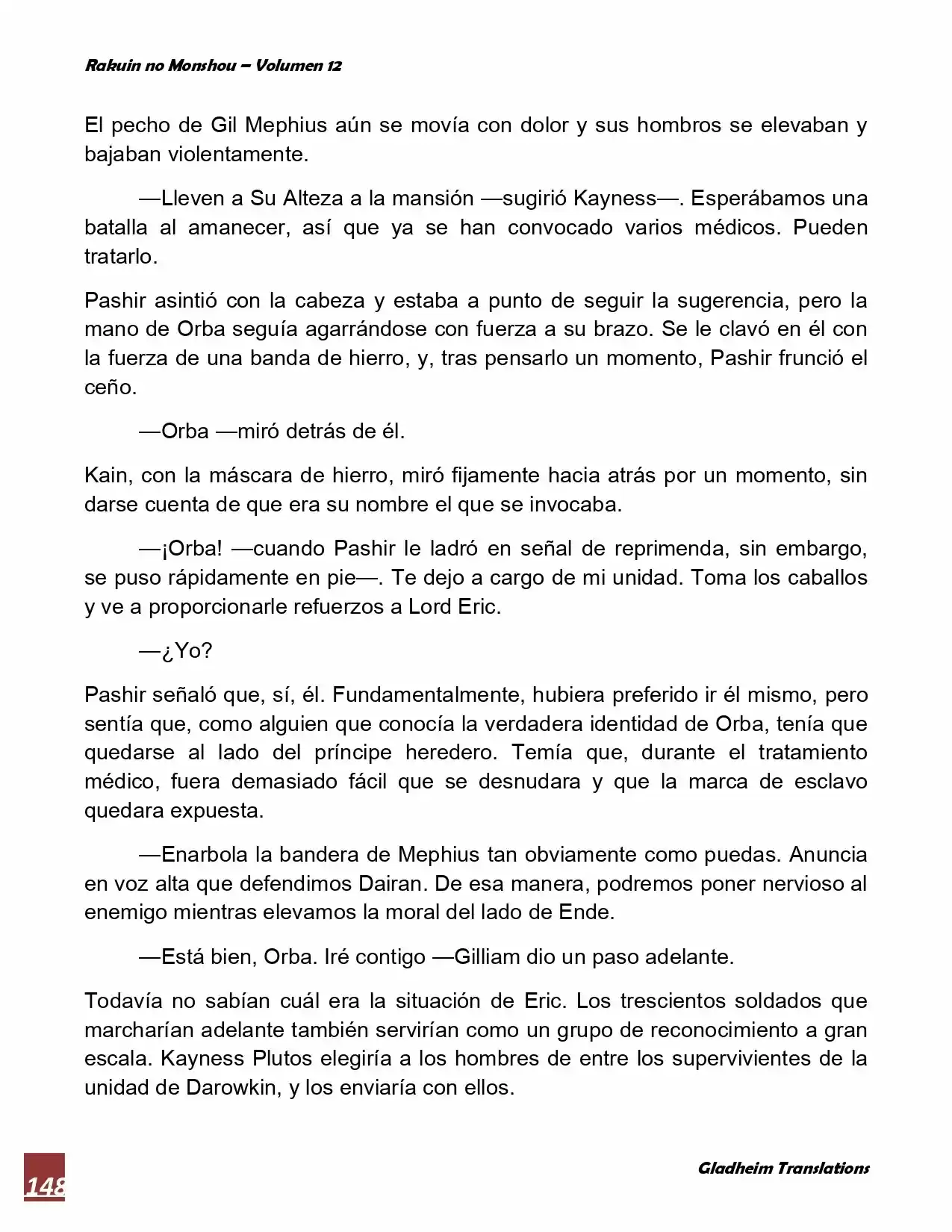 Rakuin No Monshou (Novela) - Capítulo 93 - Página 6 - LectorTMOo