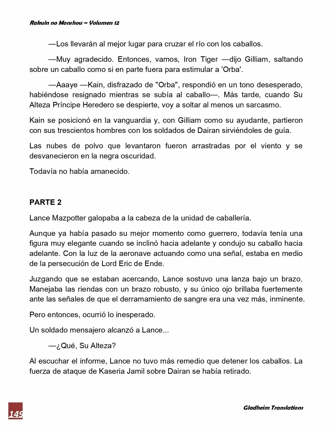 Rakuin No Monshou (Novela) - Capítulo 93 - Página 7 - LectorTMOo