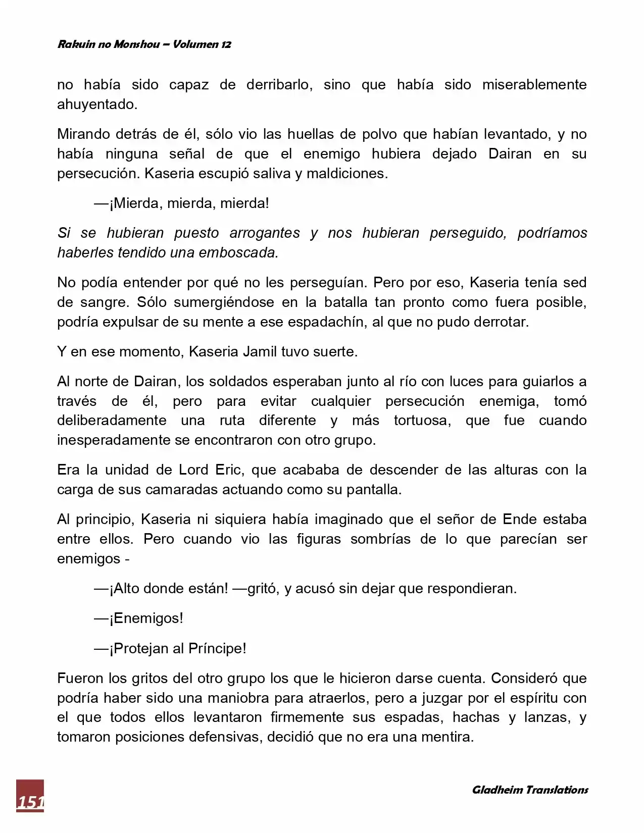 Rakuin No Monshou (Novela) - Capítulo 93 - Página 9 - LectorTMOo