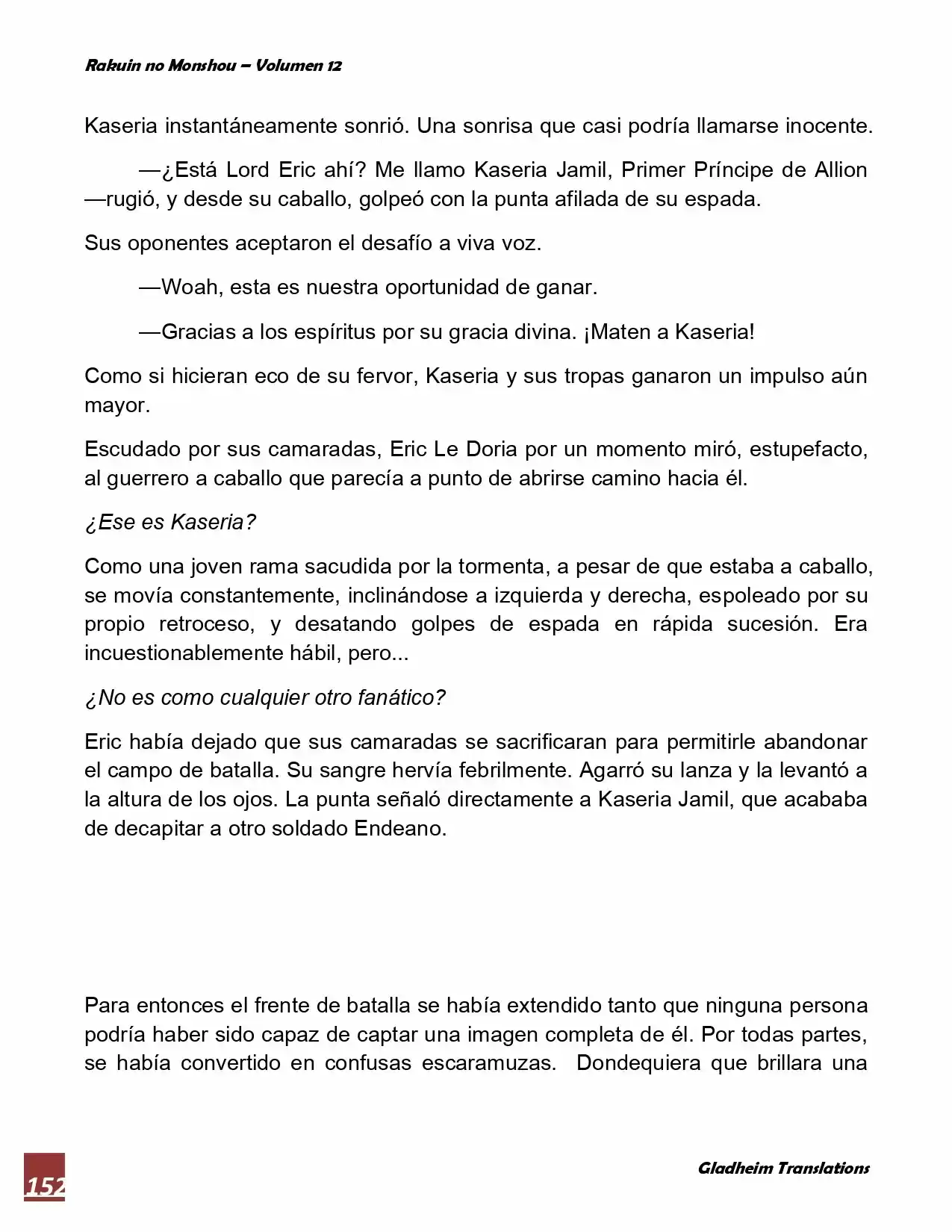 Rakuin No Monshou (Novela) - Capítulo 93 - Página 10 - LectorTMOo