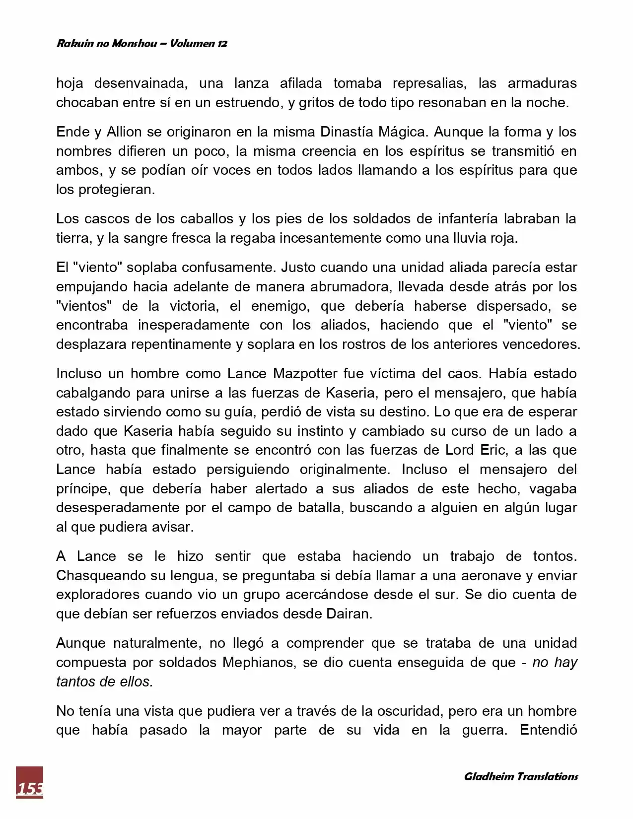 Rakuin No Monshou (Novela) - Capítulo 93 - Página 11 - LectorTMOo