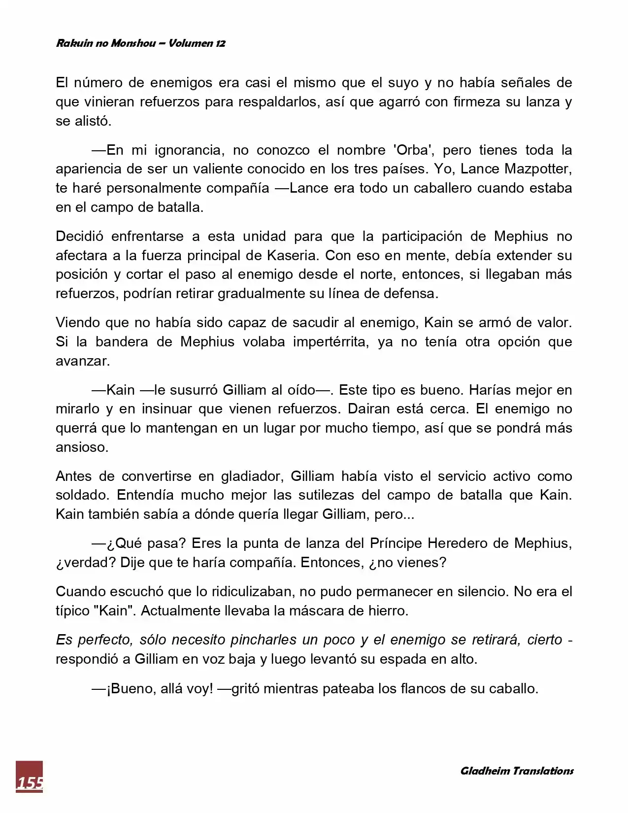 Rakuin No Monshou (Novela) - Capítulo 93 - Página 13 - LectorTMOo