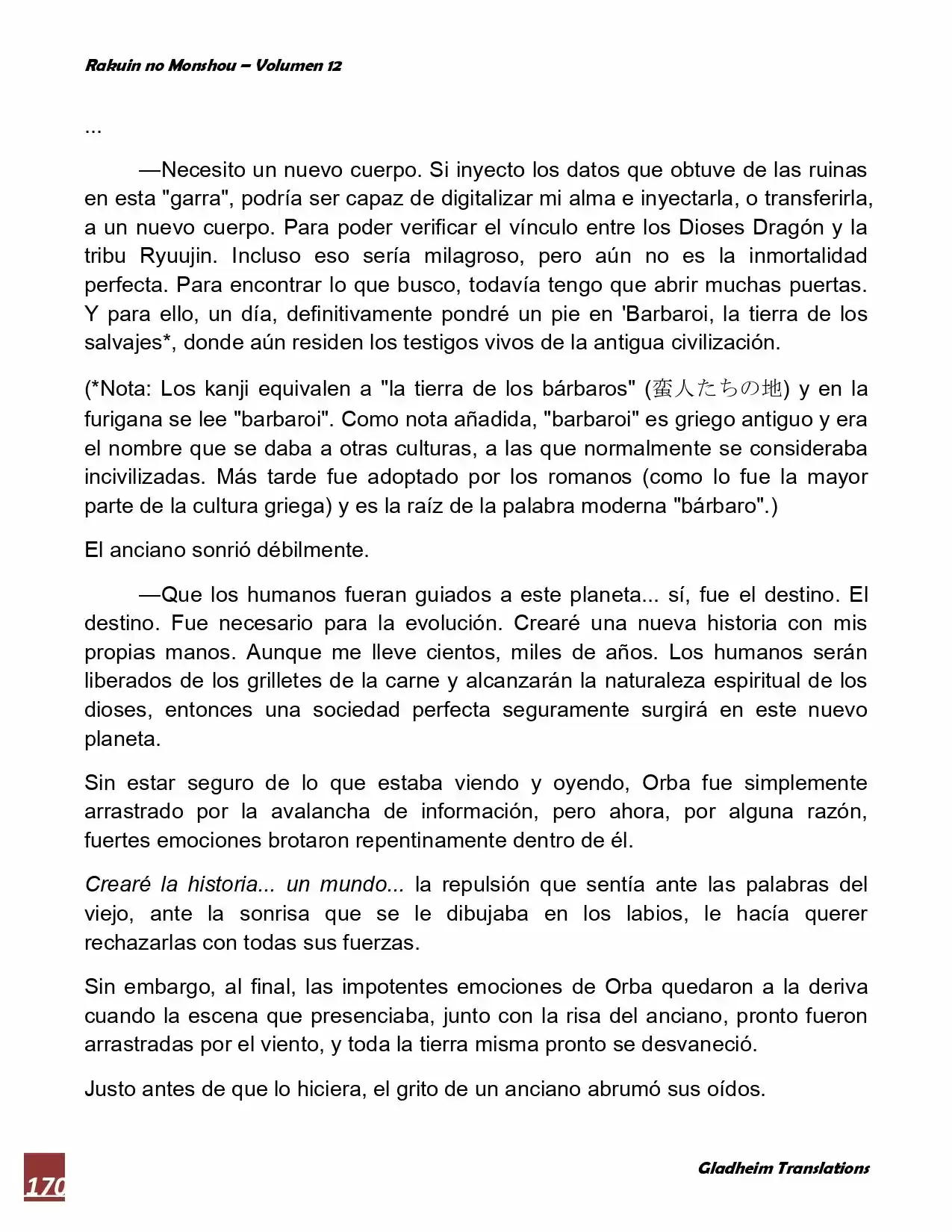 Rakuin No Monshou (Novela) - Capítulo 94 - Página 5 - LectorTMOo