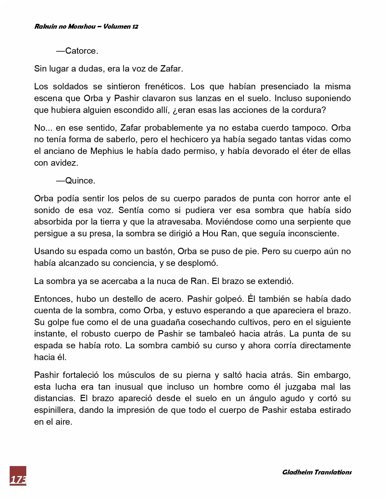 Rakuin No Monshou (Novela) - Capítulo 94 - Página 8 - LectorTMOo