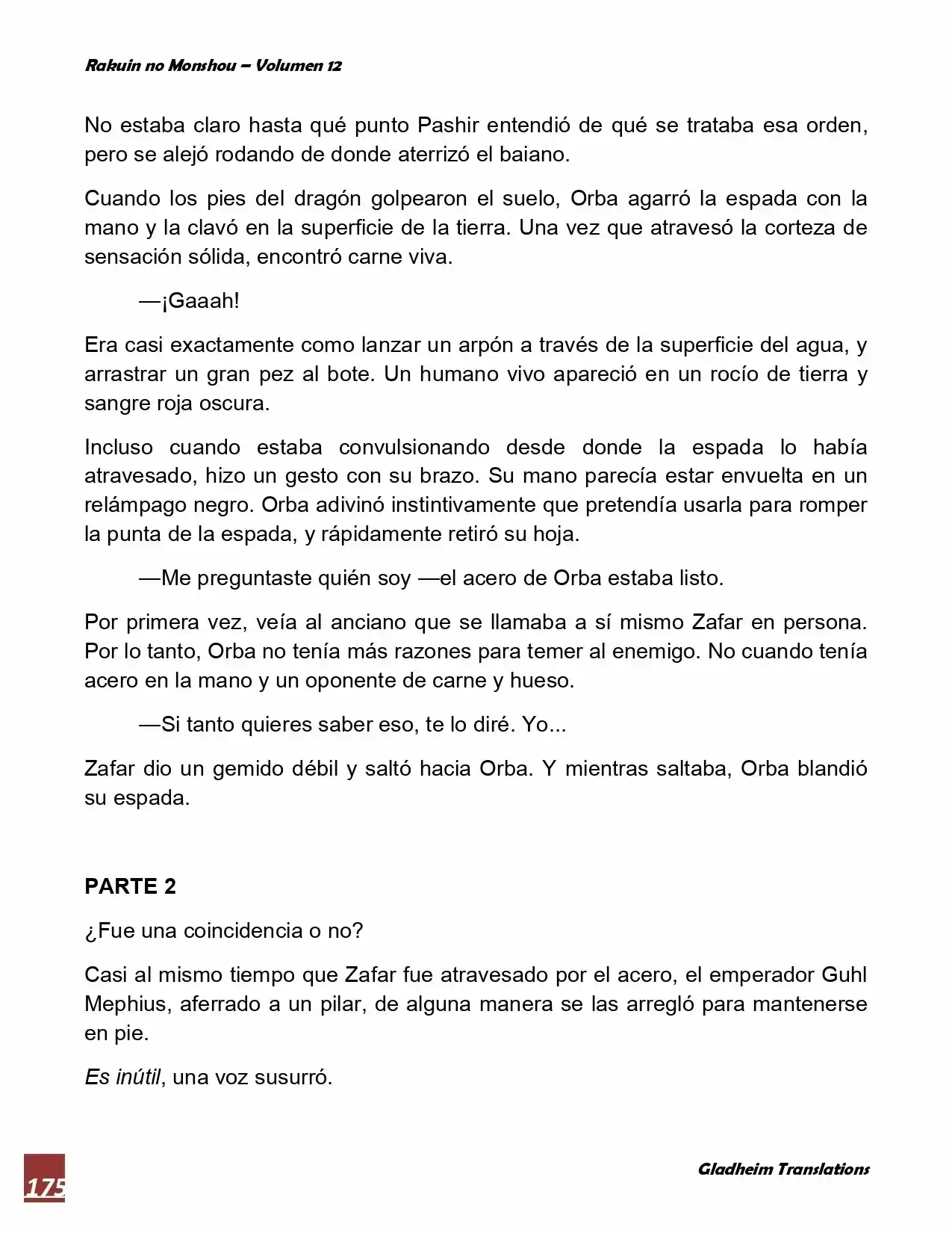 Rakuin No Monshou (Novela) - Capítulo 94 - Página 10 - LectorTMOo