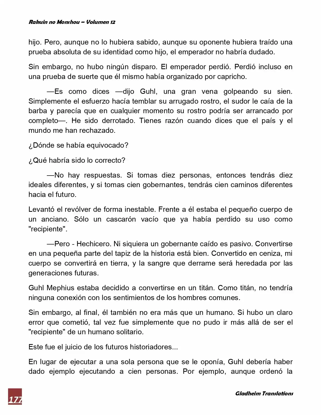 Rakuin No Monshou (Novela) - Capítulo 94 - Página 12 - LectorTMOo
