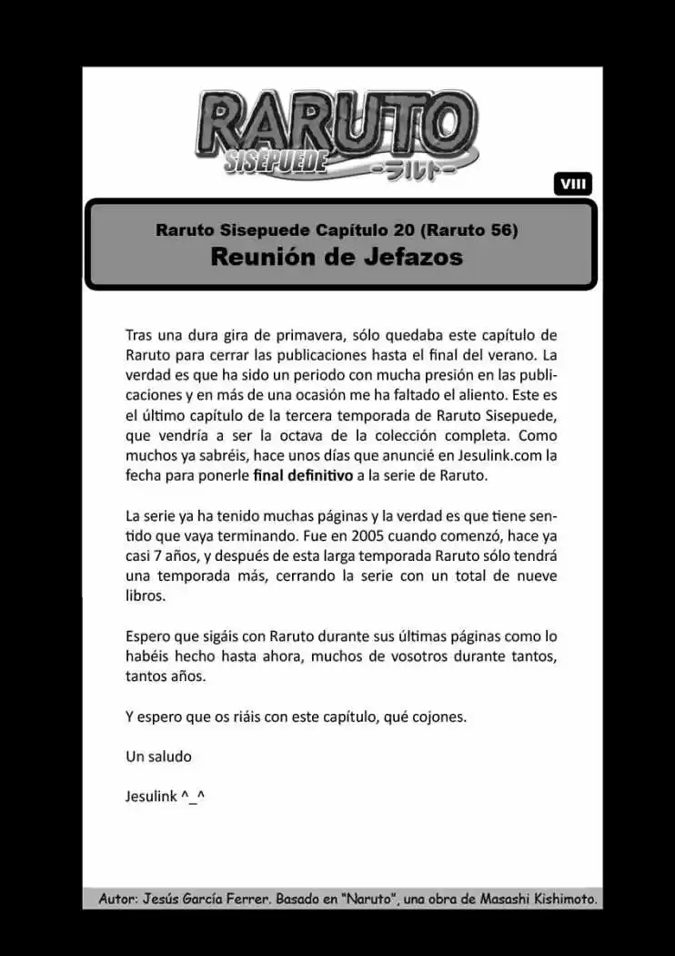 Raruto Sisepuede - Capítulo 20 - Página 3 - LectorTMOo