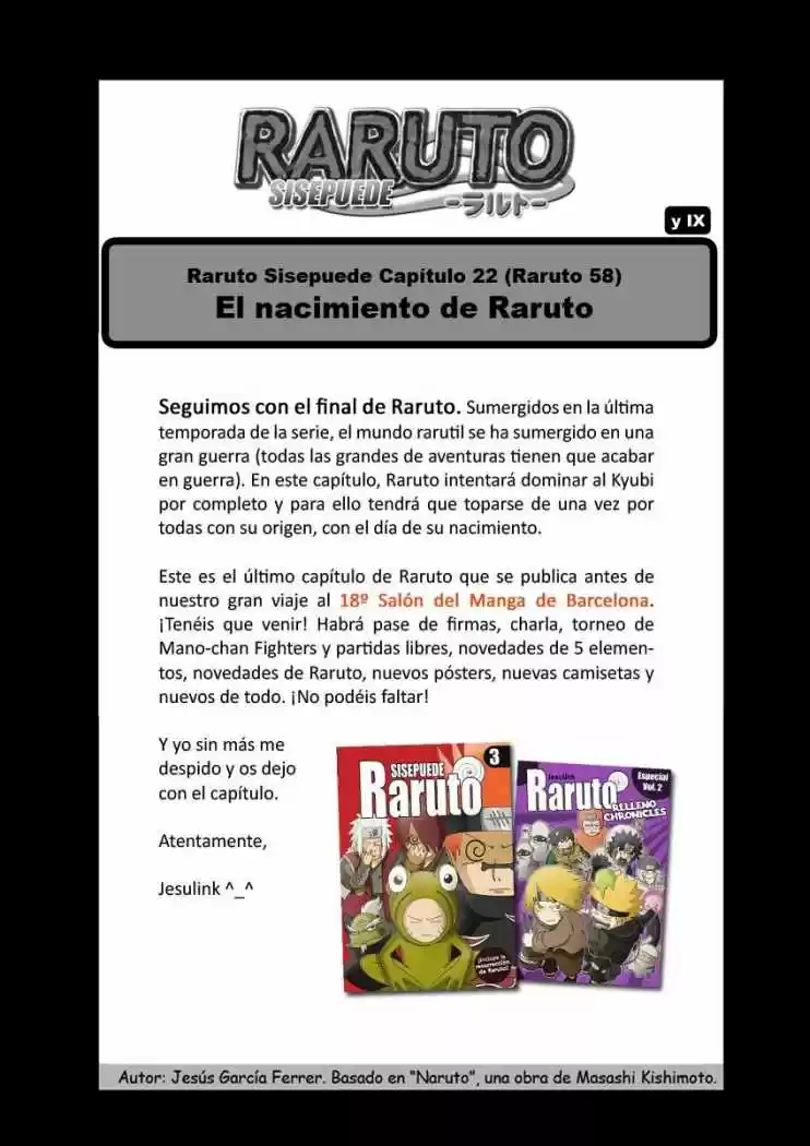 Raruto Sisepuede - Capítulo 22 - Página 3 - LectorTMOo