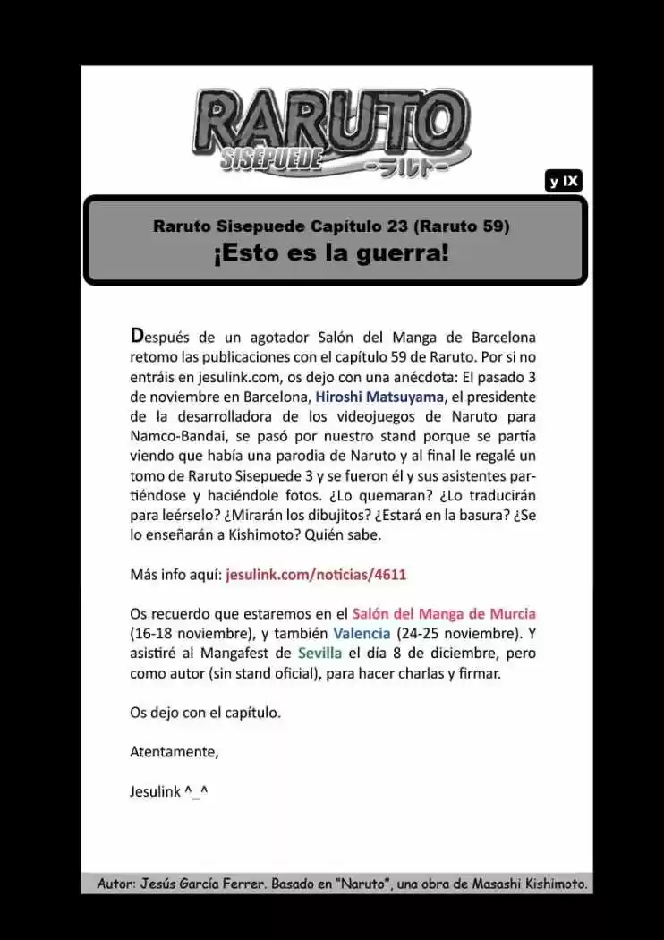 Raruto Sisepuede - Capítulo 23 - Página 3 - LectorTMOo