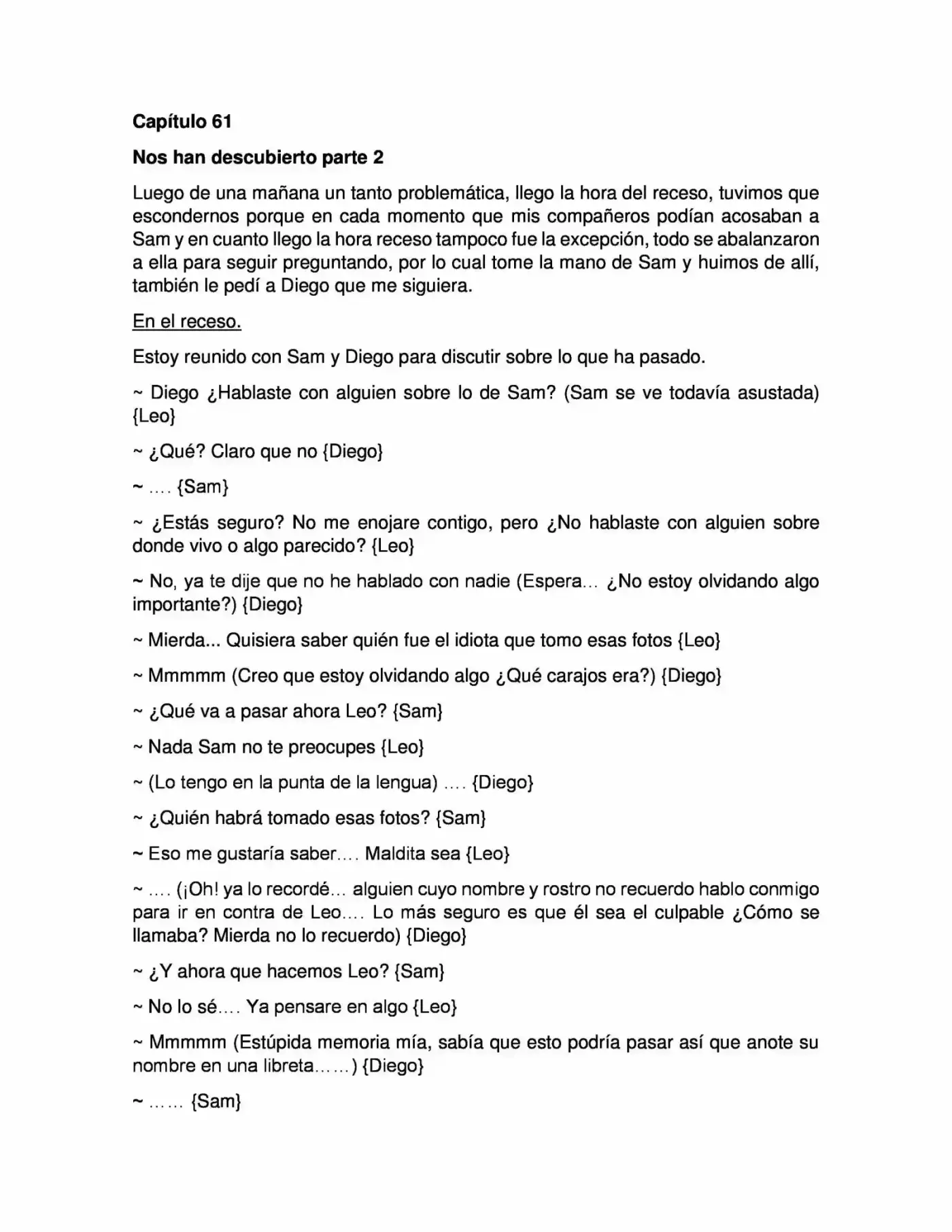 Re-Friendzone (Novela) - Capítulo 63 - Página 1 - LectorTMOo