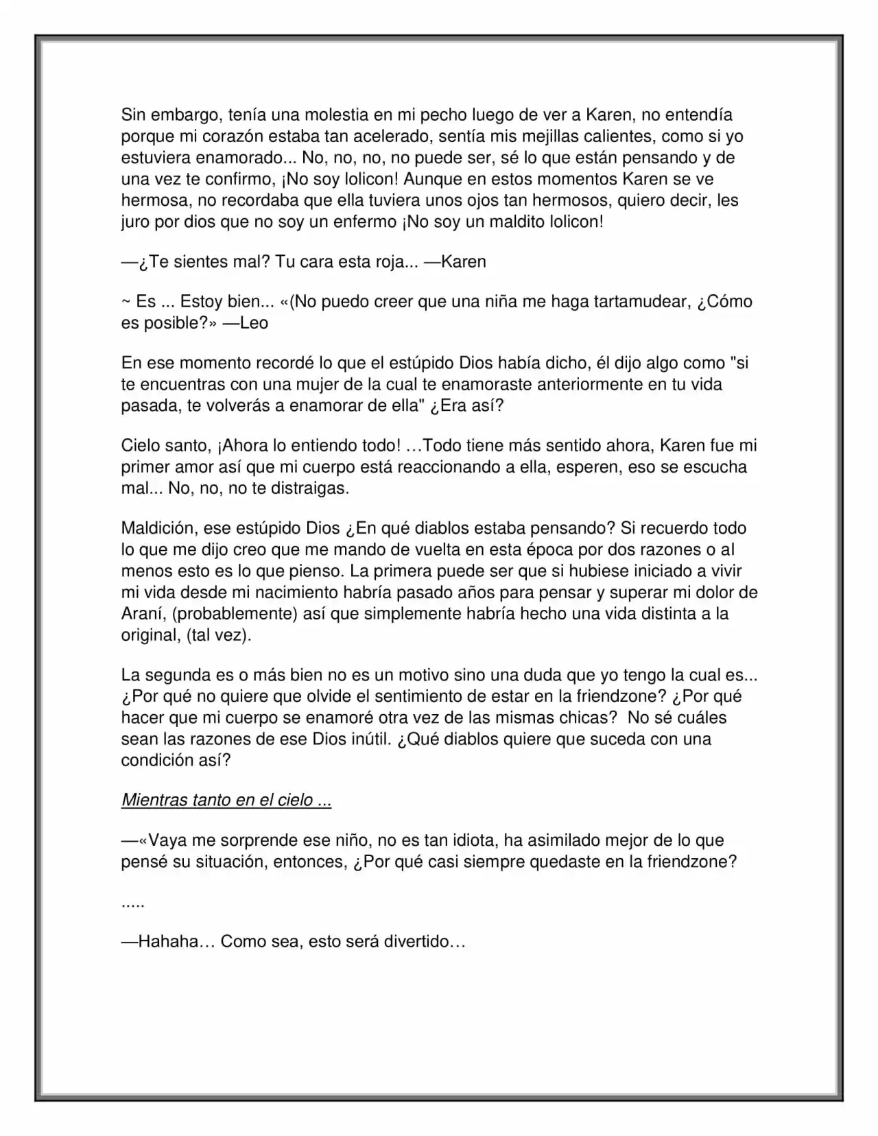 Re-friendzone VE (Novela) - Capítulo 3 - Página 6 - LectorTMOo