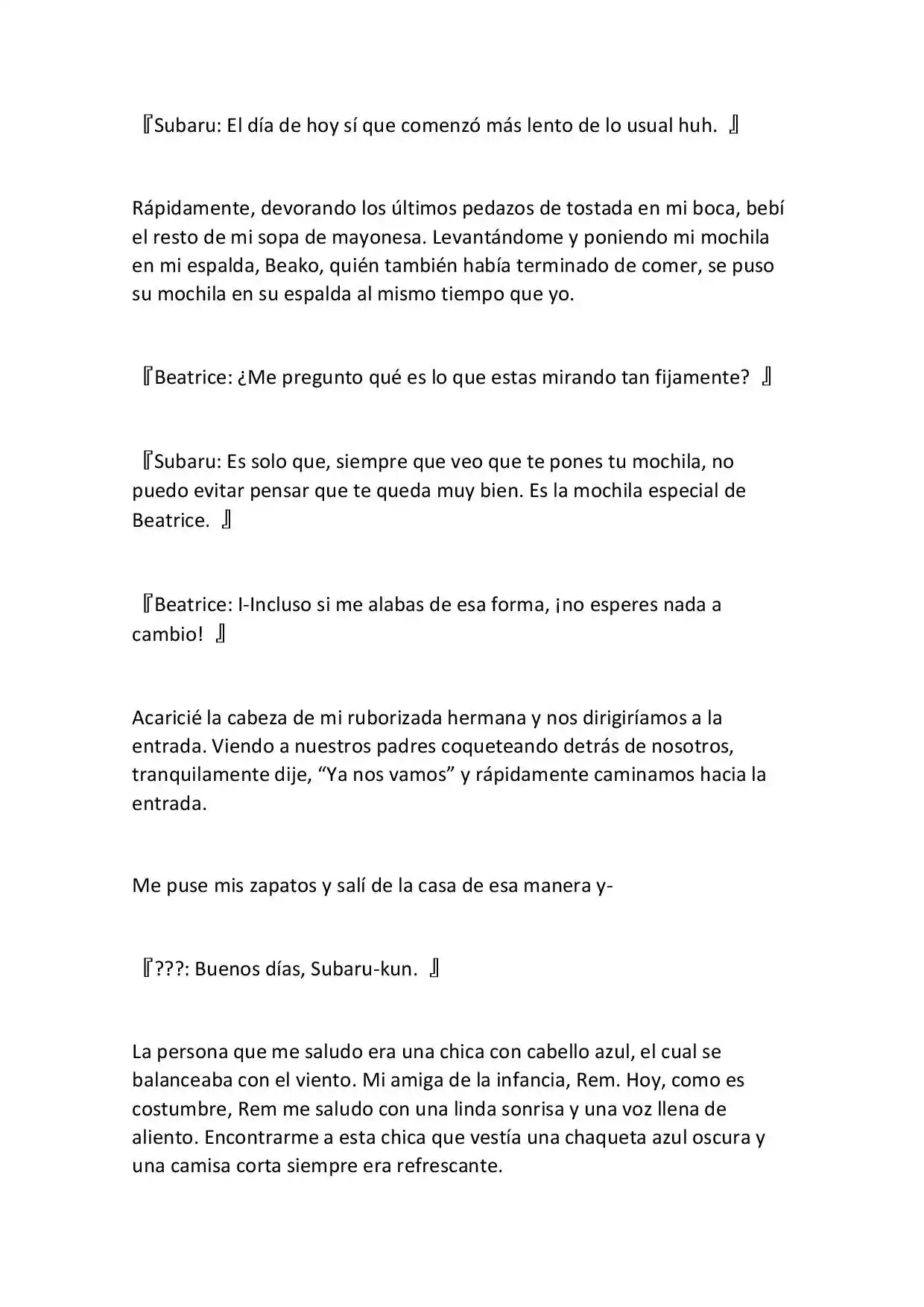 Re:Zero Academy (What If) (Novela) - Capítulo 1 - Página 6 - LectorTMOo