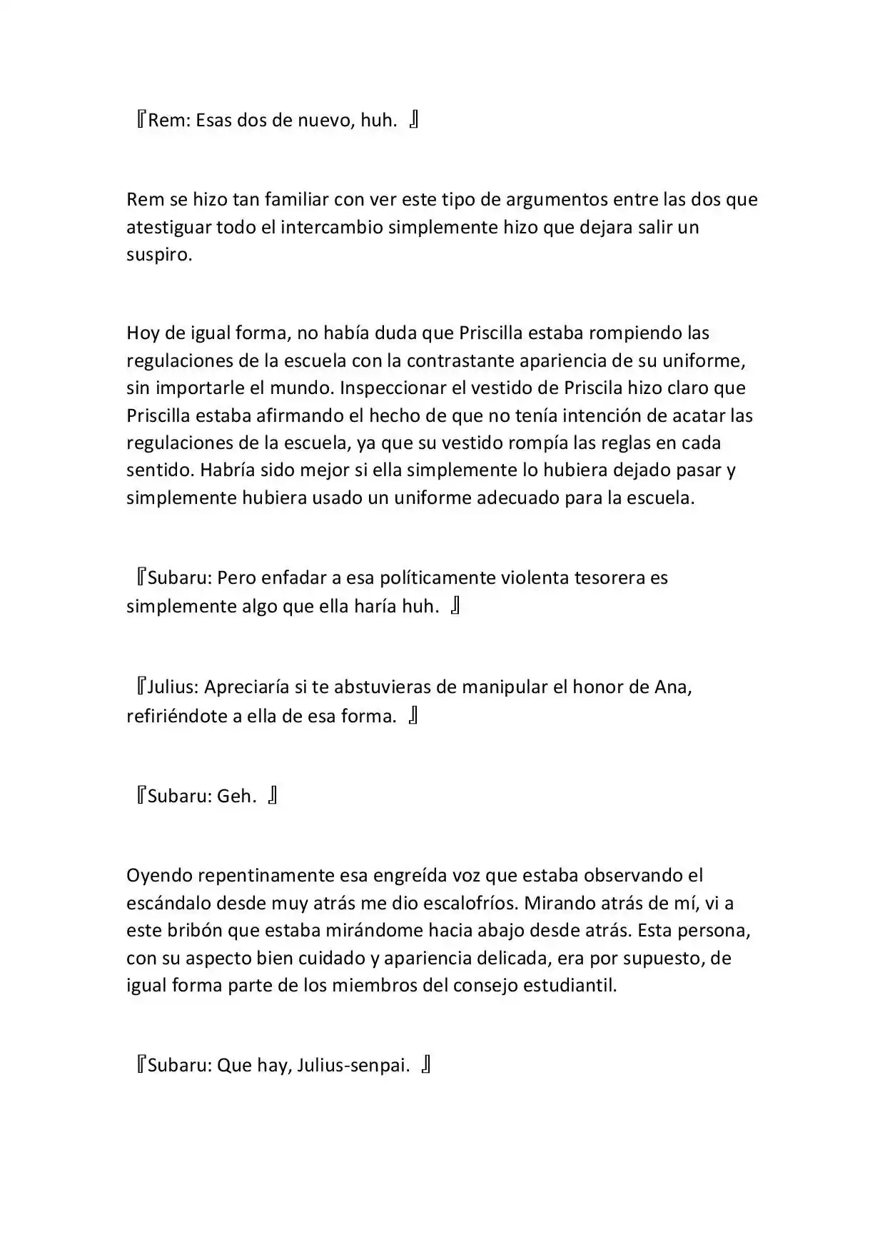 Re:Zero Academy (What If) (Novela) - Capítulo 1 - Página 32 - LectorTMOo