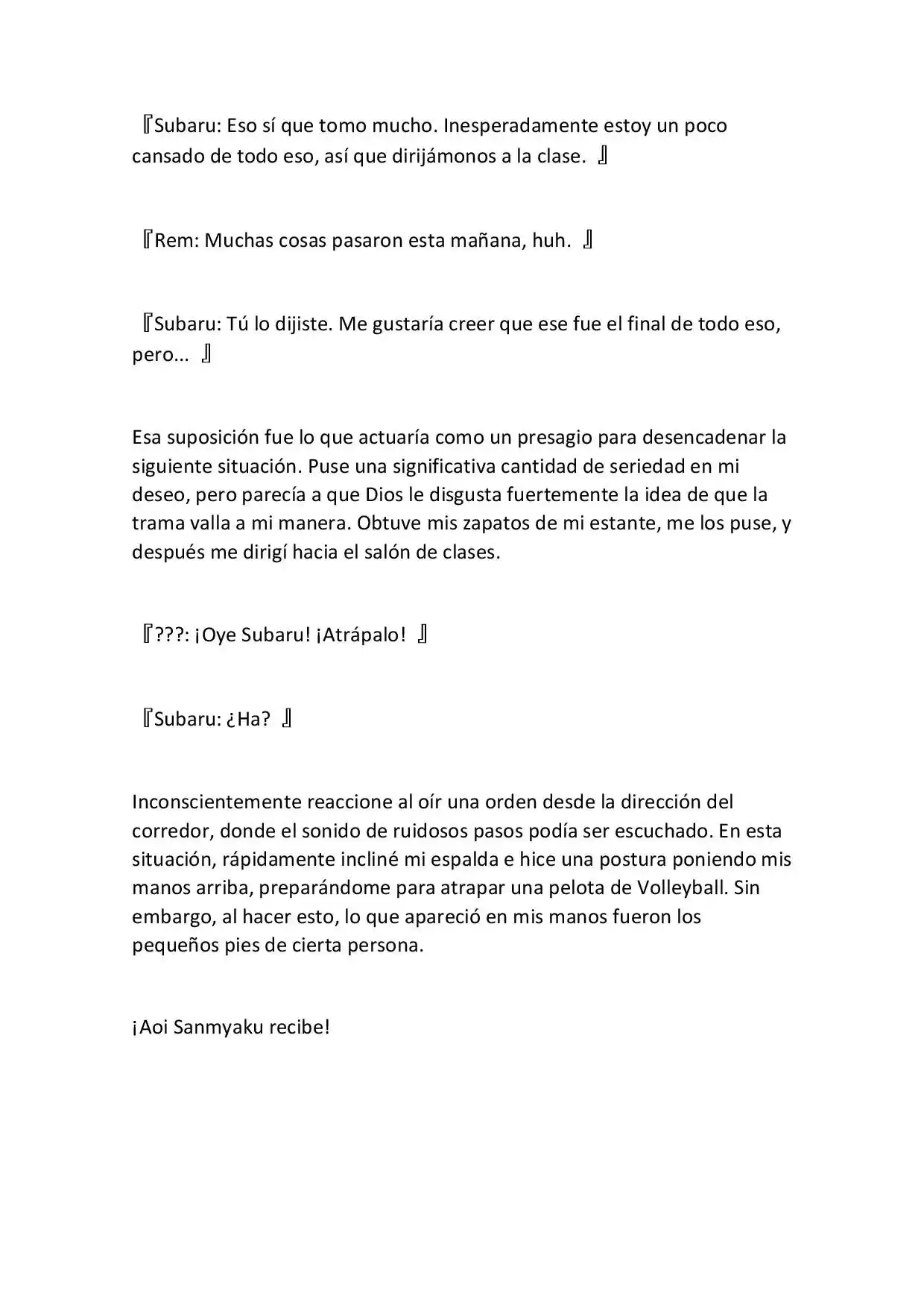 Re:Zero Academy (What If) (Novela) - Capítulo 1 - Página 37 - LectorTMOo