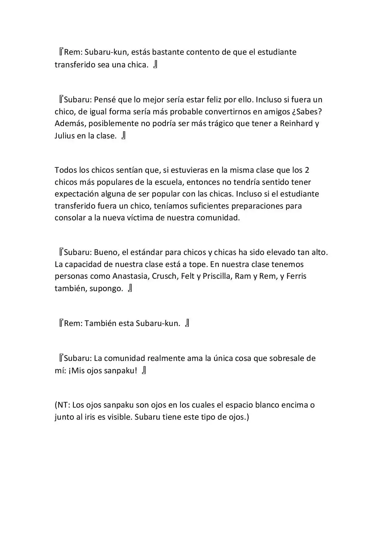 Re:Zero Academy (What If) (Novela) - Capítulo 1 - Página 51 - LectorTMOo