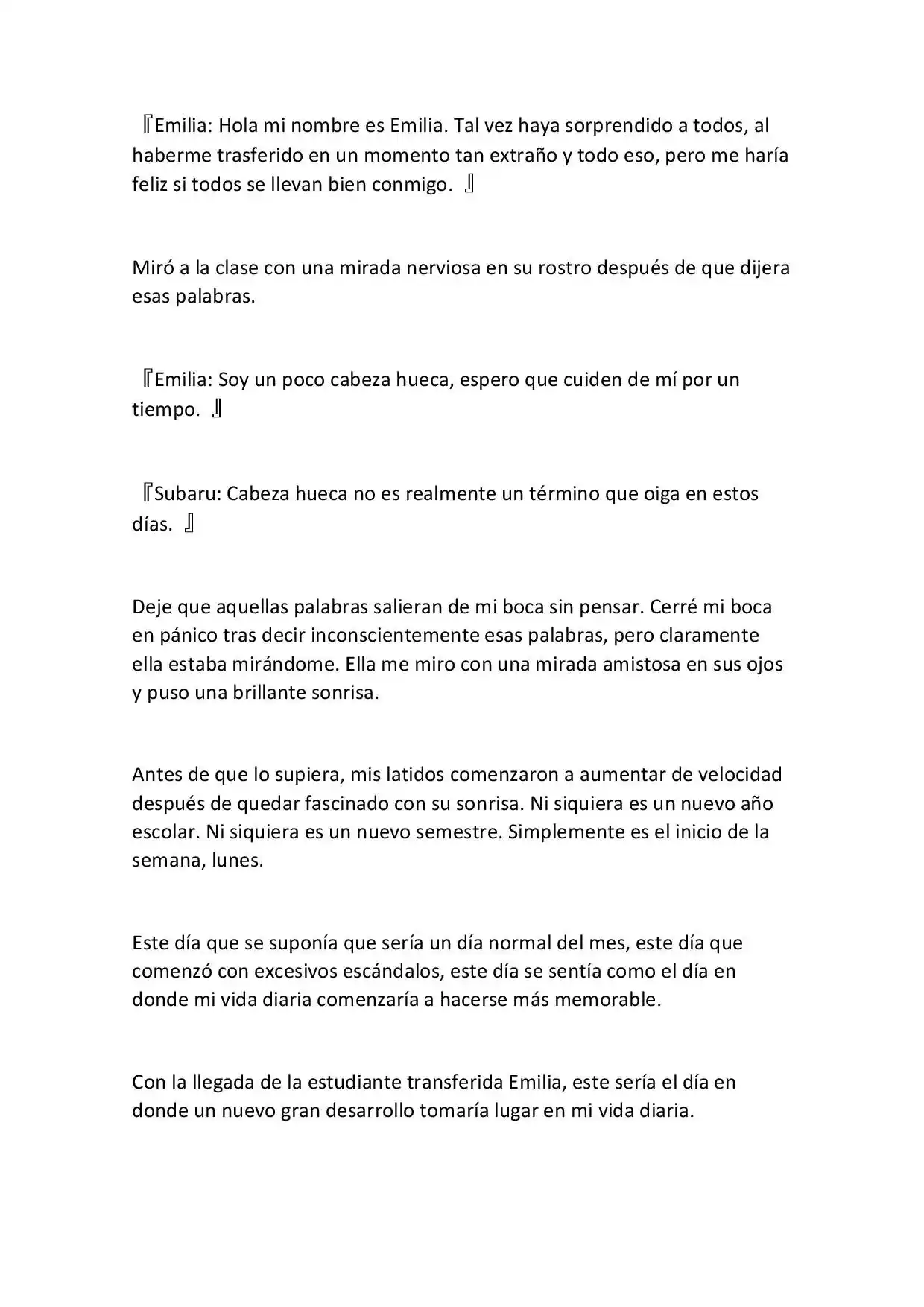 Re:Zero Academy (What If) (Novela) - Capítulo 1 - Página 53 - LectorTMOo