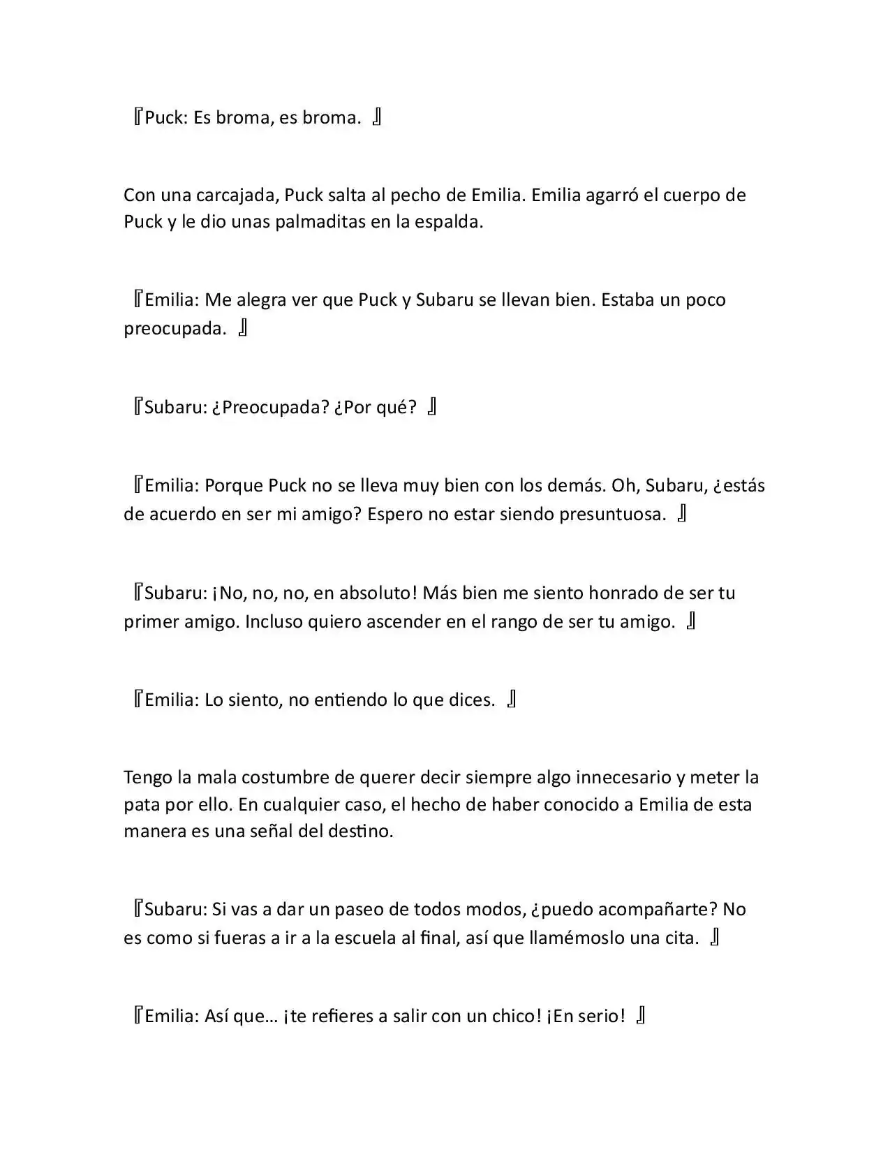 Re:Zero Academy (What If) (Novela) - Capítulo 3 - Página 15 - LectorTMOo