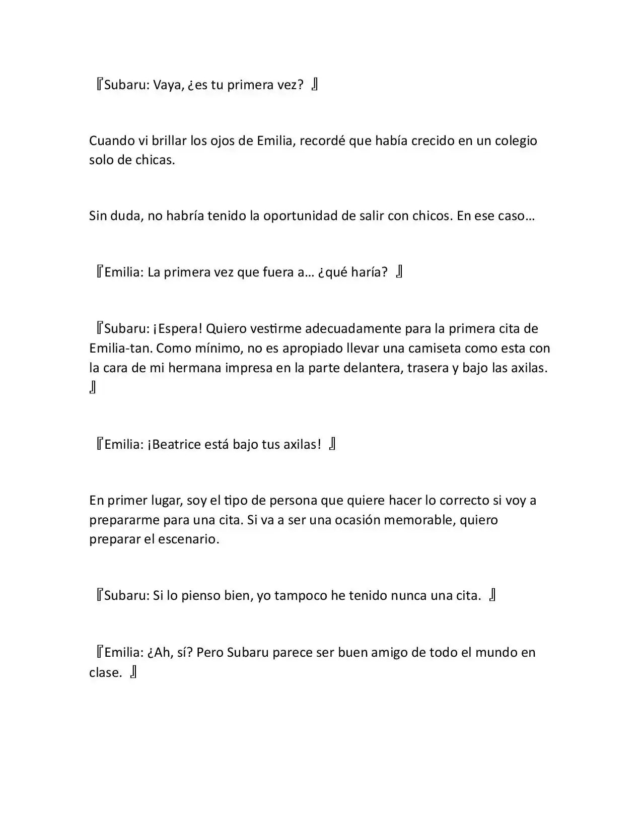 Re:Zero Academy (What If) (Novela) - Capítulo 3 - Página 16 - LectorTMOo