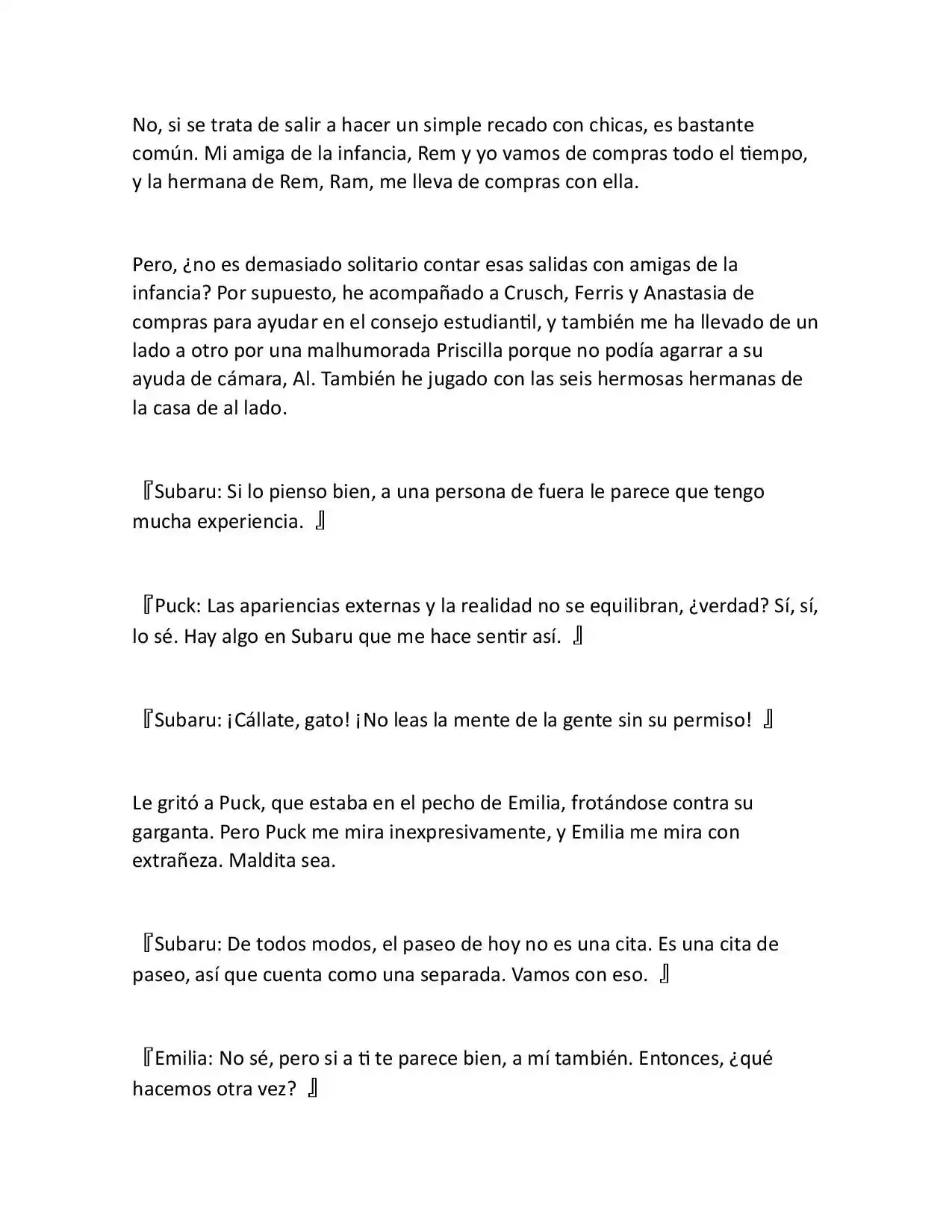 Re:Zero Academy (What If) (Novela) - Capítulo 3 - Página 17 - LectorTMOo