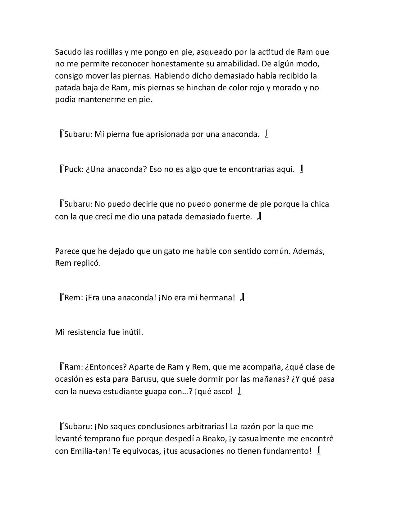 Re:Zero Academy (What If) (Novela) - Capítulo 3 - Página 31 - LectorTMOo