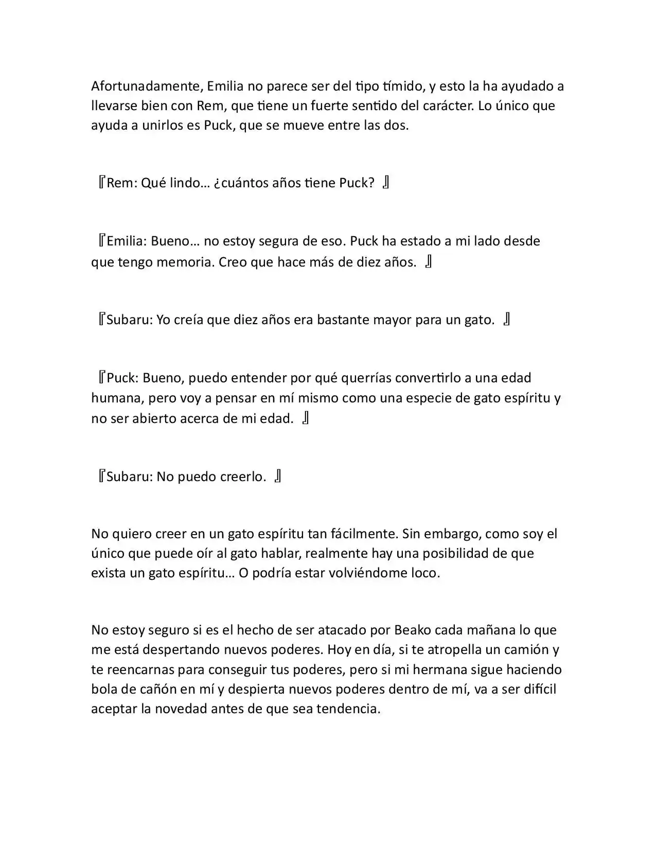Re:Zero Academy (What If) (Novela) - Capítulo 3 - Página 36 - LectorTMOo