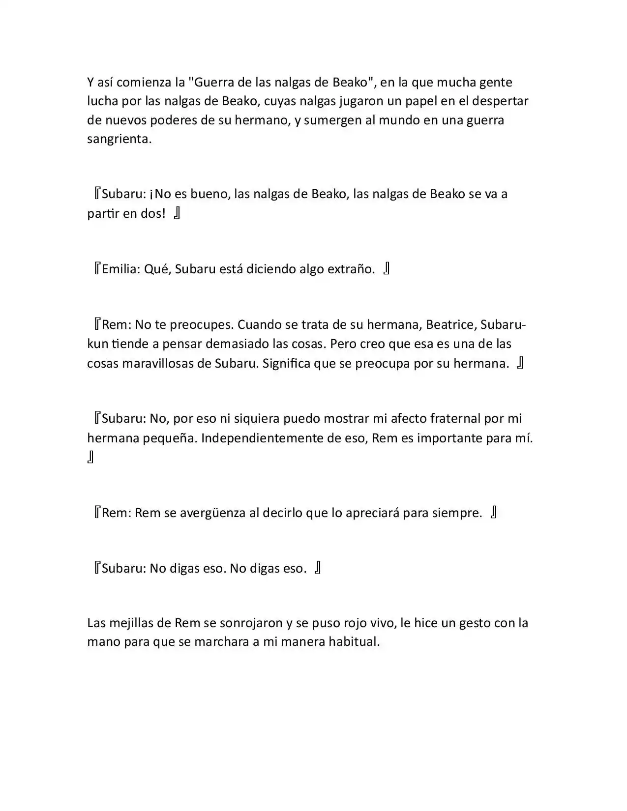 Re:Zero Academy (What If) (Novela) - Capítulo 3 - Página 37 - LectorTMOo