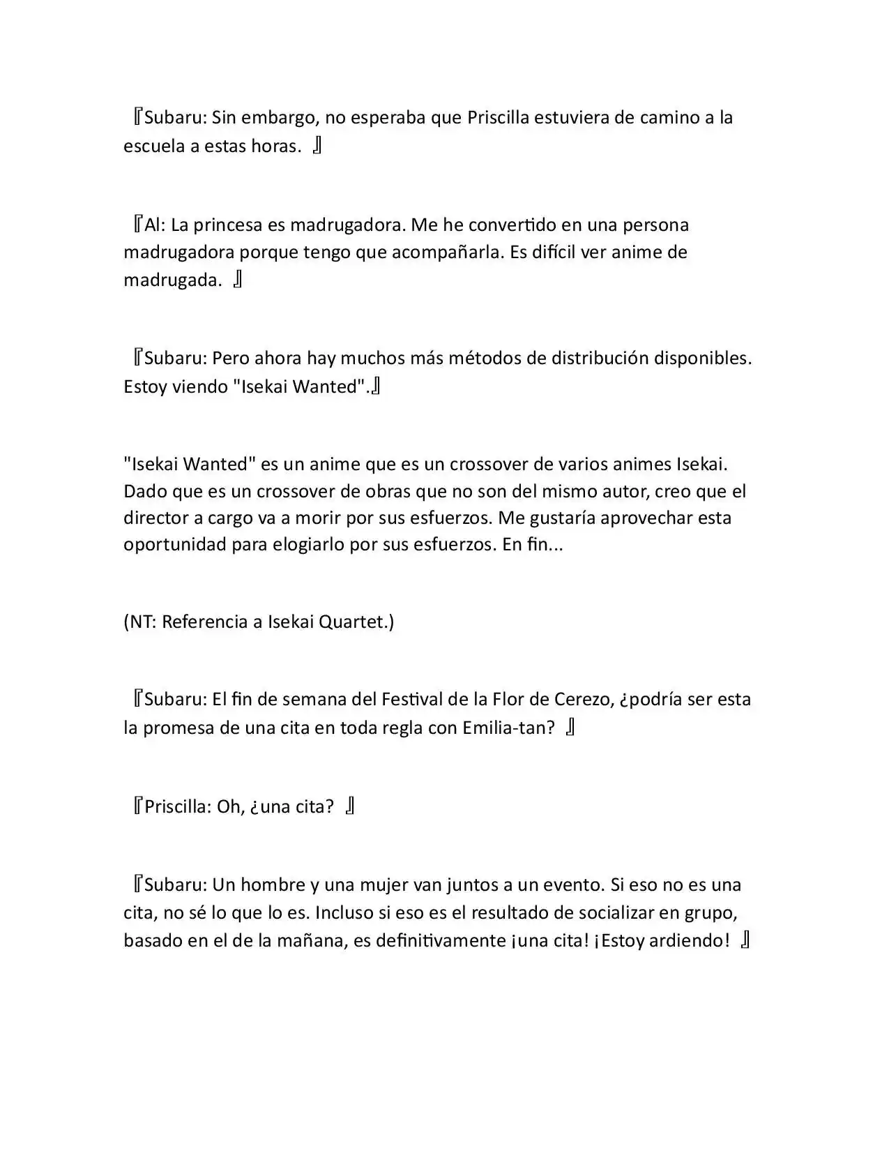Re:Zero Academy (What If) (Novela) - Capítulo 3 - Página 50 - LectorTMOo