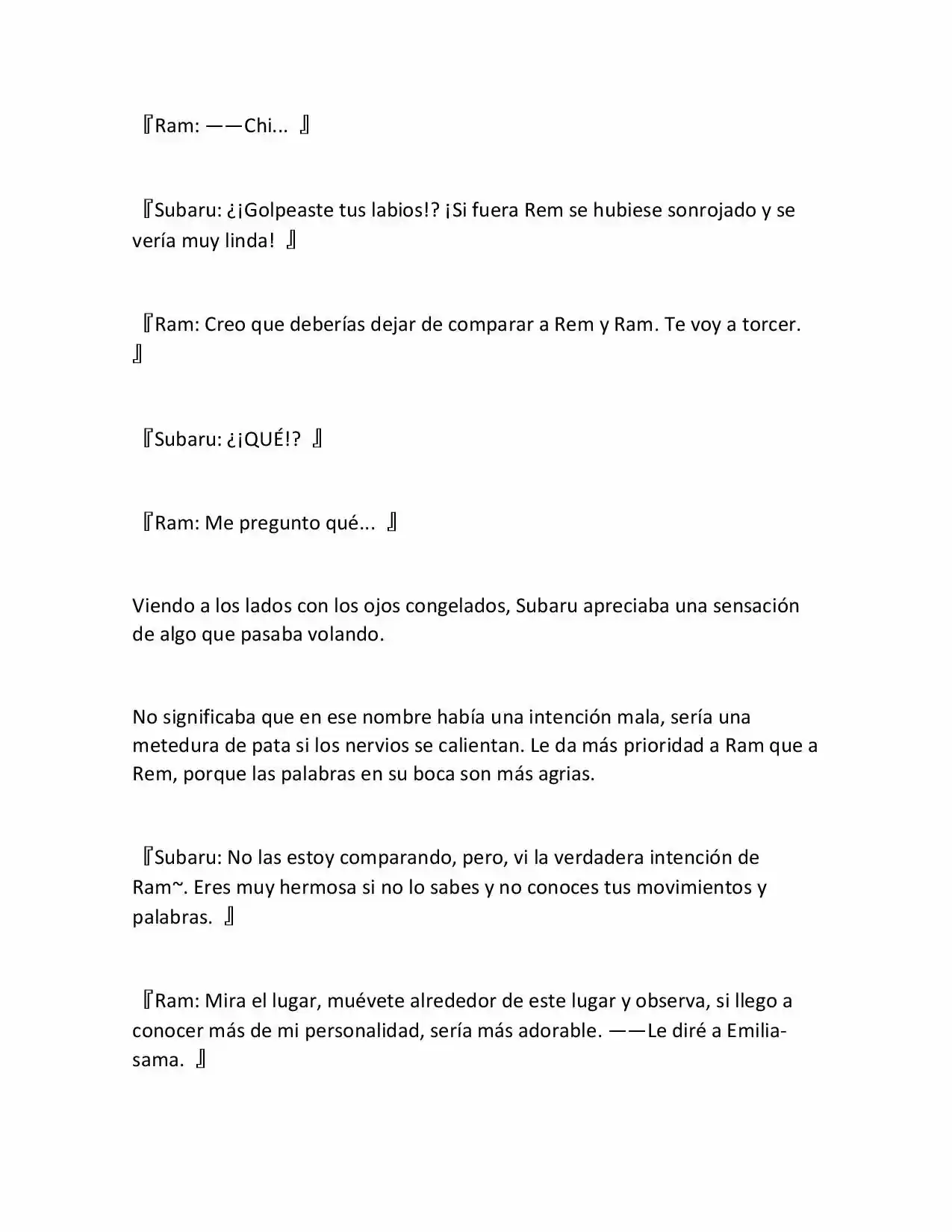 Re:Zero Harem (What If) (Novela) - Capítulo 3 - Página 5 - LectorTMOo