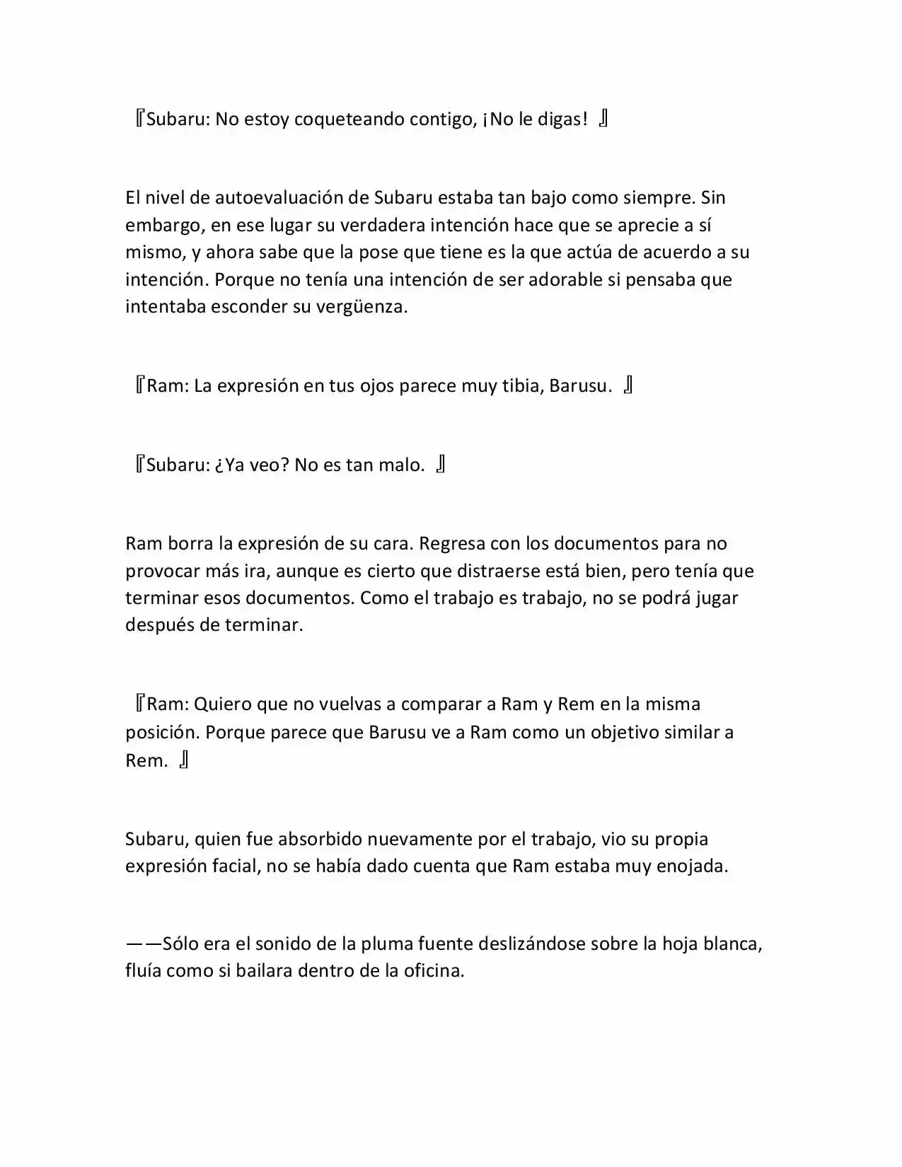 Re:Zero Harem (What If) (Novela) - Capítulo 3 - Página 6 - LectorTMOo