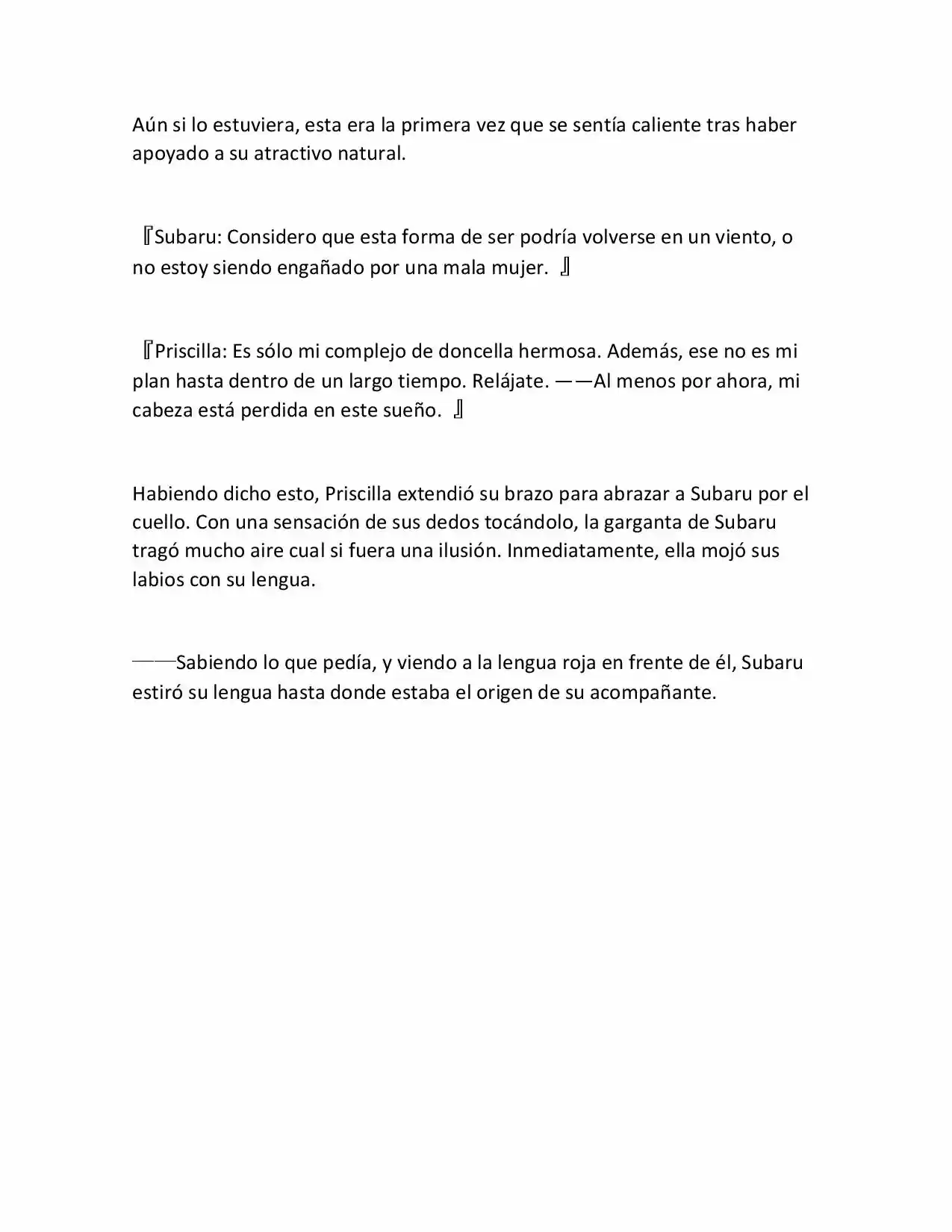 Re:Zero Harem (What If) (Novela) - Capítulo 4 - Página 5 - LectorTMOo
