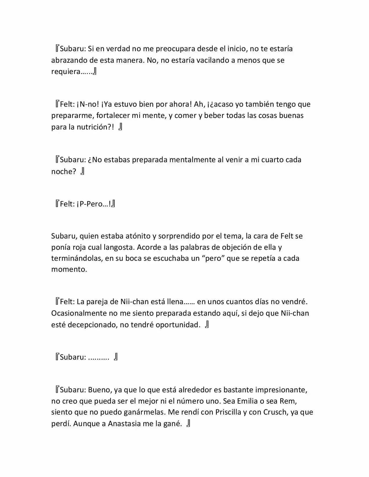 Re:Zero Harem (What If) (Novela) - Capítulo 6 - Página 4 - LectorTMOo