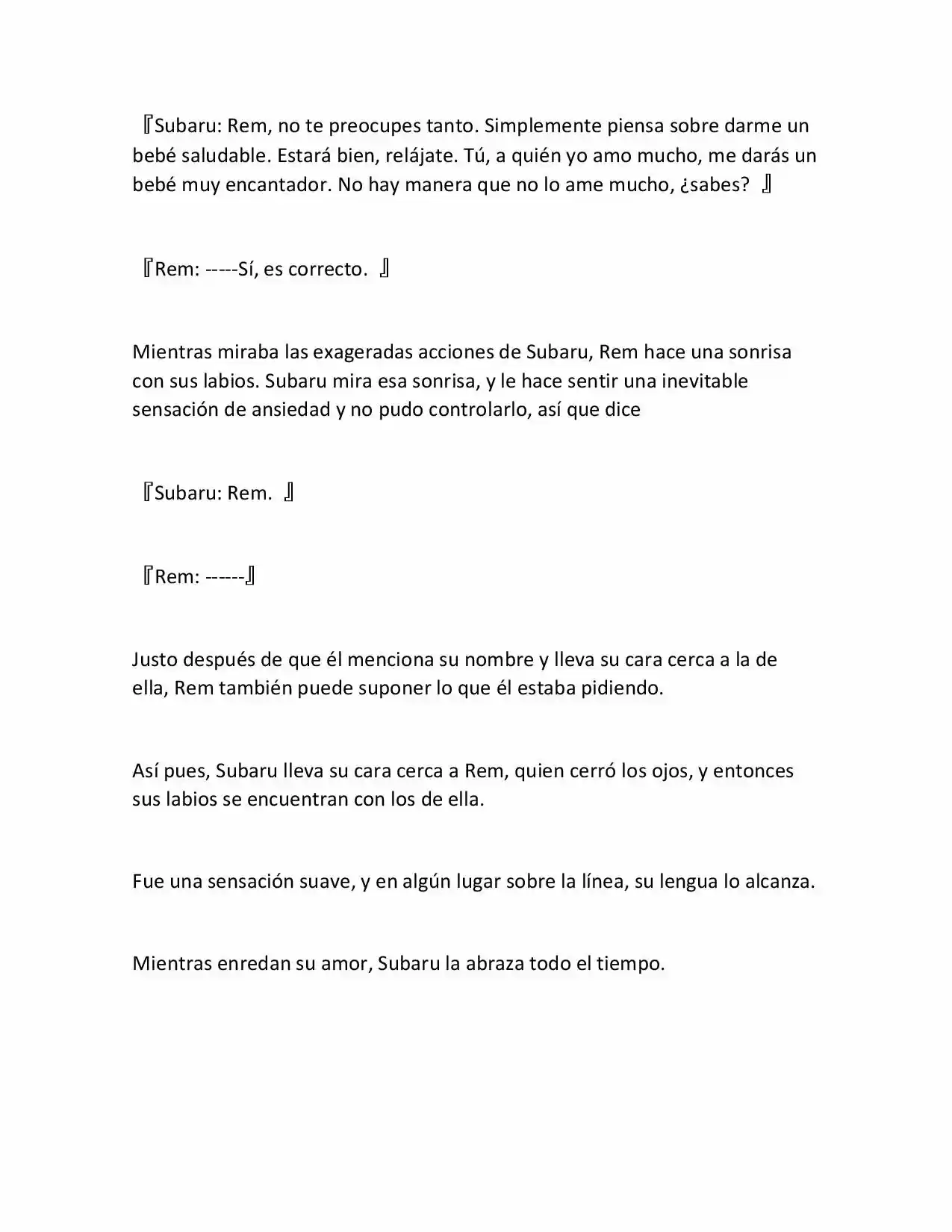 Re:Zero Harem (What If) (Novela) - Capítulo 7 - Página 8 - LectorTMOo