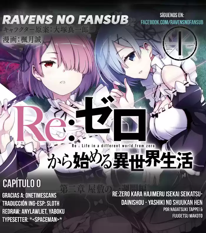 Re:Zero Kara Hajimeru Isekai Seikatsu: Dai-3 Shou - Truth Of Zero - Capítulo - Página 1 - LectorTMOo