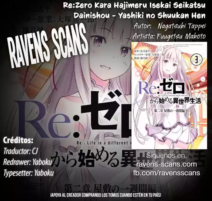 Re:Zero Kara Hajimeru Isekai Seikatsu: Dai-3 Shou - Truth Of Zero - Capítulo 16.10 - Página 1 - LectorTMOo