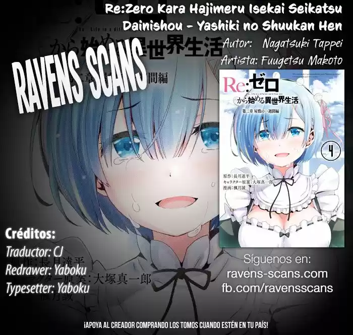 Re:Zero Kara Hajimeru Isekai Seikatsu: Dai-3 Shou - Truth Of Zero - Capítulo 20.50 - Página 1 - LectorTMOo