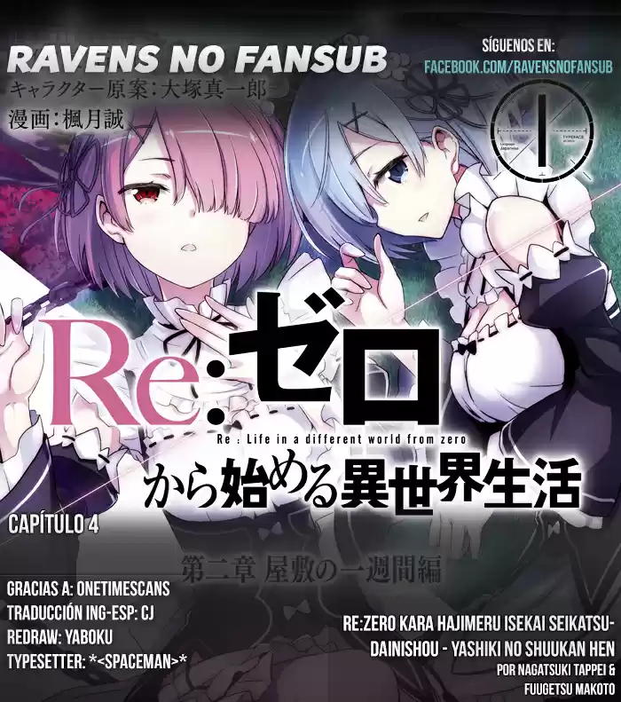 Re:Zero Kara Hajimeru Isekai Seikatsu: Dai-3 Shou - Truth Of Zero - Capítulo 4 - Página 1 - LectorTMOo