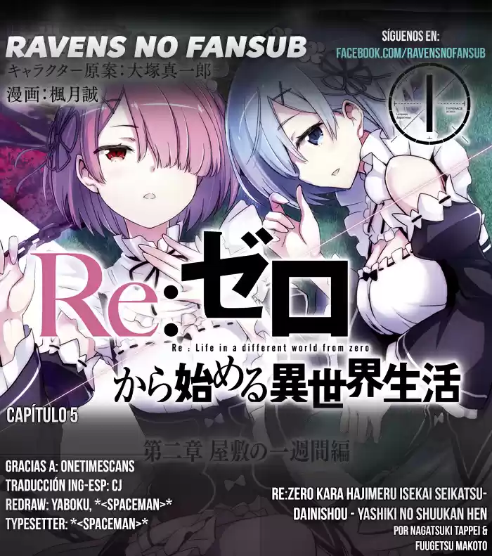 Re:Zero Kara Hajimeru Isekai Seikatsu: Dai-3 Shou - Truth Of Zero - Capítulo 5 - Página 1 - LectorTMOo