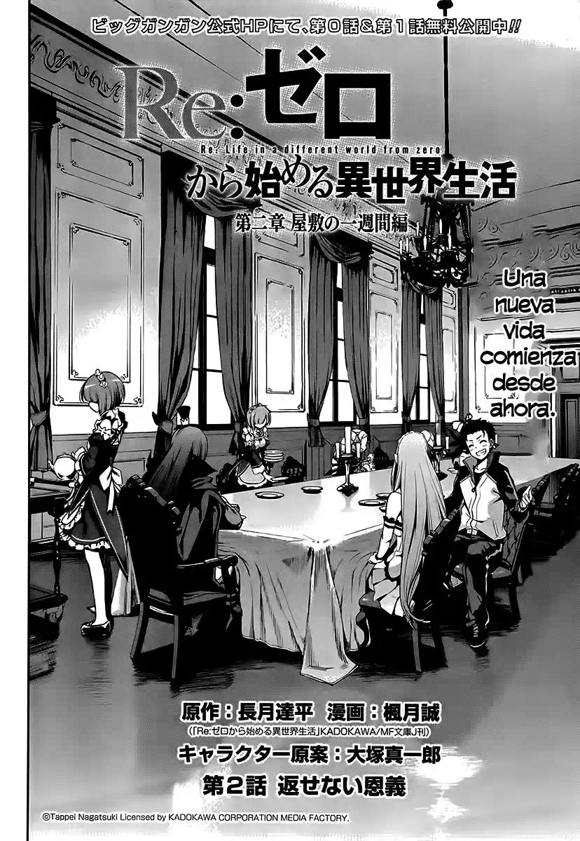 Re:Zero Kara Hajimeru Isekai Seikatsu - Dainishou - Yashiki No Isshuukan-Hen - Capítulo 2 - Página 4 - LectorTMOo